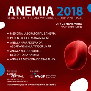 “Anemia 2018 – À Procura de Novos Paradigmas”: Reunião decorre em novembro